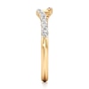 Thumbnail Image 3 of J'Lure Lab-Grown Diamond Contour Wedding Band 1/4 ct tw 18K Yellow Gold