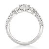 Thumbnail Image 2 of J'Lure Hexagon Brilliant-Cut Lab-Grown Diamond Engagement Ring 1-7/8 ct tw 18K White Gold