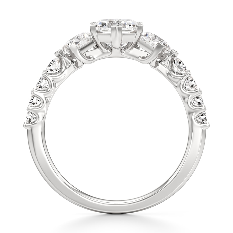 Main Image 2 of J'Lure Hexagon Brilliant-Cut Lab-Grown Diamond Engagement Ring 1-7/8 ct tw 18K White Gold