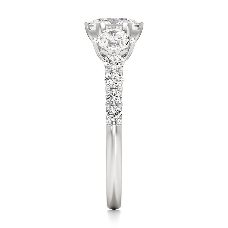 Main Image 3 of J'Lure Hexagon Brilliant-Cut Lab-Grown Diamond Engagement Ring 1-7/8 ct tw 18K White Gold