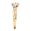 Thumbnail Image 3 of J'Lure Trillion Curved Brilliant-Cut Lab-Grown Diamond Bypass Engagement Ring 1-1/8 ct tw 18K Yellow Gold