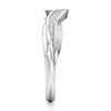 Thumbnail Image 3 of J'Lure Lab-Grown Diamond Contour Wedding Band 1/5 ct tw 18K White Gold