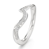 Thumbnail Image 4 of J'Lure Lab-Grown Diamond Contour Wedding Band 1/5 ct tw 18K White Gold