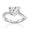 Thumbnail Image 1 of J'Lure Heart Brilliant-Cut Lab-Grown Diamond Bypass Engagement Ring 3-1/4 ct tw 18K White Gold