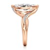 Thumbnail Image 3 of J'Lure Moval Old-Cut Lab-Grown Diamond Bypass Engagement Ring 3-1/3 ct tw 18K Rose Gold