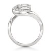 Thumbnail Image 2 of J'Lure Square-Emerald Step-Cut Lab-Grown Diamond Engagement Ring 2 ct tw 18K White Gold