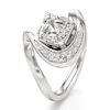 Thumbnail Image 4 of J'Lure Square-Emerald Step-Cut Lab-Grown Diamond Engagement Ring 2 ct tw 18K White Gold