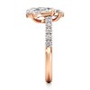 Thumbnail Image 3 of J'Lure Pear Step-Cut Two-Stone Lab-Created Diamond Engagement Ring 1-7/8 ct tw 18K Rose Gold