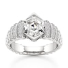Thumbnail Image 1 of J'Lure Hexagon Step-Cut Lab-Grown Diamond Engagement Ring 2-3/8 ct tw 18K White Gold