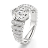 Thumbnail Image 4 of J'Lure Hexagon Step-Cut Lab-Grown Diamond Engagement Ring 2-3/8 ct tw 18K White Gold