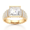 Thumbnail Image 1 of J'Lure Carre Step-Cut Lab-Grown Diamond Engagement Ring 3-1/2 ct tw 18K Yellow Gold