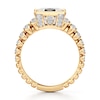 Thumbnail Image 2 of J'Lure Carre Step-Cut Lab-Grown Diamond Engagement Ring 3-1/2 ct tw 18K Yellow Gold