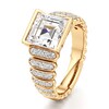 Thumbnail Image 4 of J'Lure Carre Step-Cut Lab-Grown Diamond Engagement Ring 3-1/2 ct tw 18K Yellow Gold
