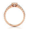 Thumbnail Image 2 of J'Lure Radiant Brilliant-Cut Lab-Created Diamond Engagement Ring 1-1/4 ct tw 18K Rose Gold