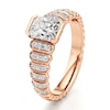 Thumbnail Image 4 of J'Lure Radiant Brilliant-Cut Lab-Created Diamond Engagement Ring 1-1/4 ct tw 18K Rose Gold