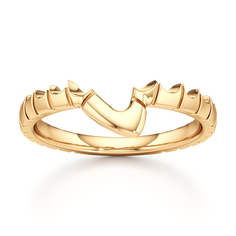 Main Image 1 of J'Lure Contour Wedding Band 18K Yellow Gold
