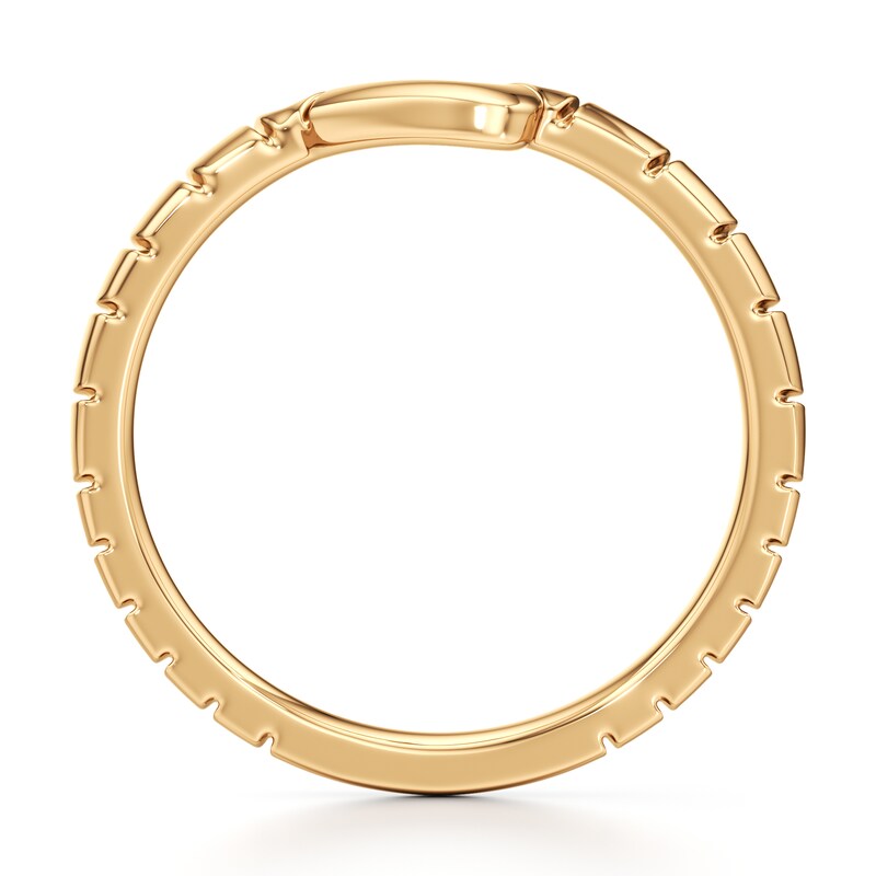 Main Image 2 of J'Lure Contour Wedding Band 18K Yellow Gold