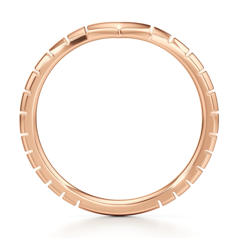 Main Image 2 of J'Lure Contour Wedding Band 18K Rose Gold