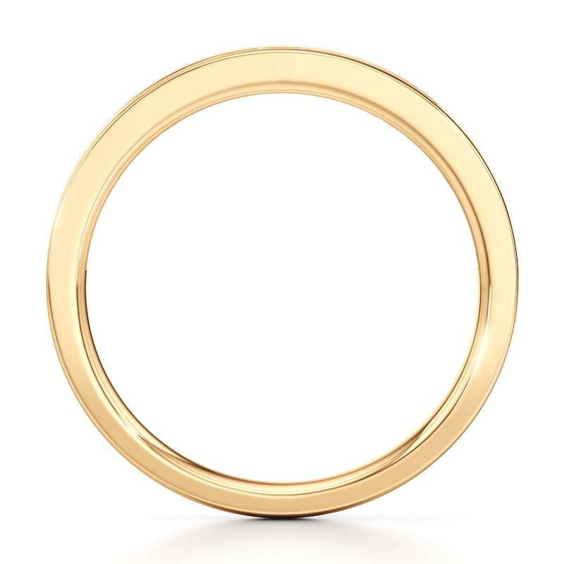 Main Image 2 of J'Lure Baguette & Round-Cut Lab-Grown Diamond Wedding Band 1/3 ct tw 18K Yellow Gold