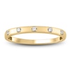 Thumbnail Image 2 of Lab-Grown Diamond Anniversary Ring Three-Piece Gift Set 1/4 ct tw 14K Yellow Gold