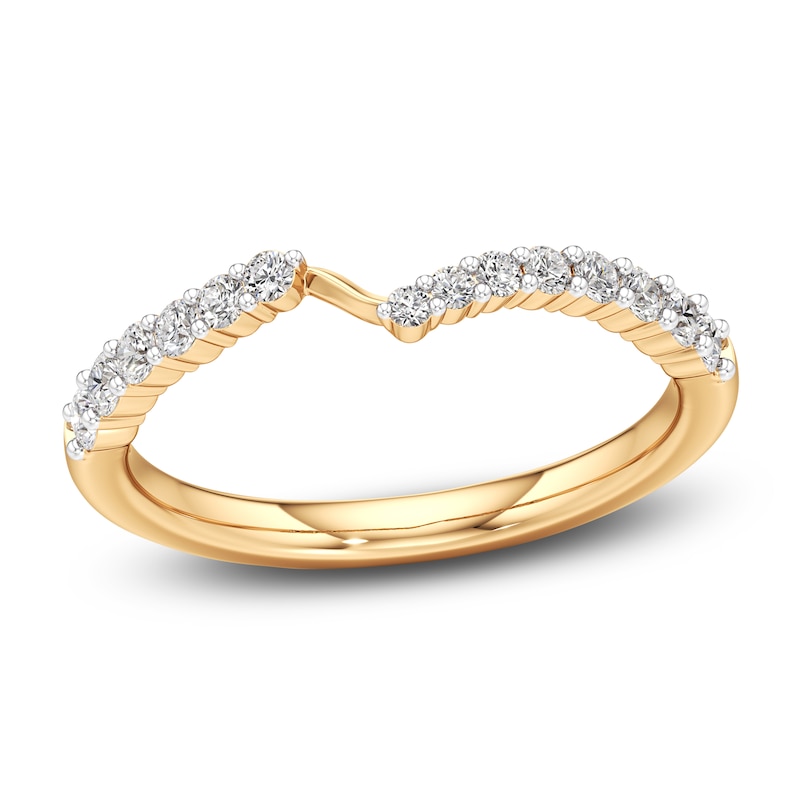 Main Image 1 of J'Lure Lab-Grown Diamond Wedding Band 1/4 ct tw 18K Yellow Gold