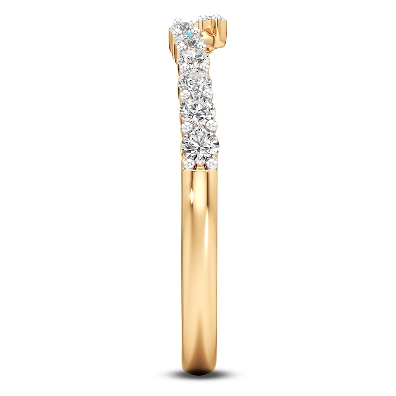 Main Image 3 of J'Lure Lab-Grown Diamond Wedding Band 1/4 ct tw 18K Yellow Gold