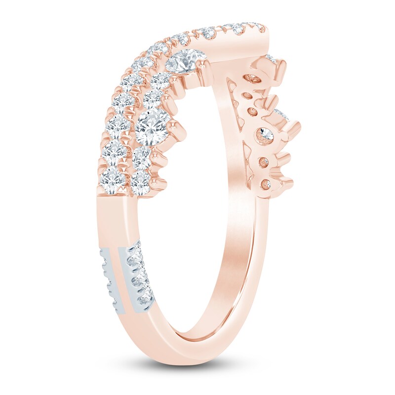 Main Image 2 of Pnina Tornai Diamond Swirl Anniversary Ring 5/8 ct tw 14K Rose Gold