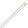 Thumbnail Image 3 of Engravable Name Bar Necklace with Heart Cutout 14K Rose Gold-Plated Sterling Silver 18"