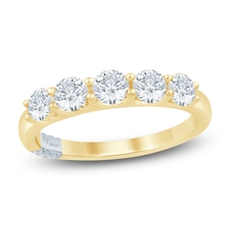 Pnina Tornai Lab-Grown Diamond Five-Stone Anniversary Ring 1 ct tw 14K Yellow Gold