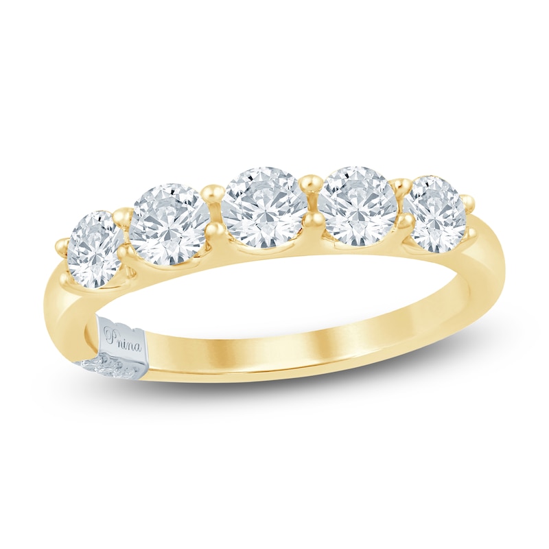 Pnina Tornai Lab-Grown Diamond Five-Stone Anniversary Ring 1 ct tw 14K Gold