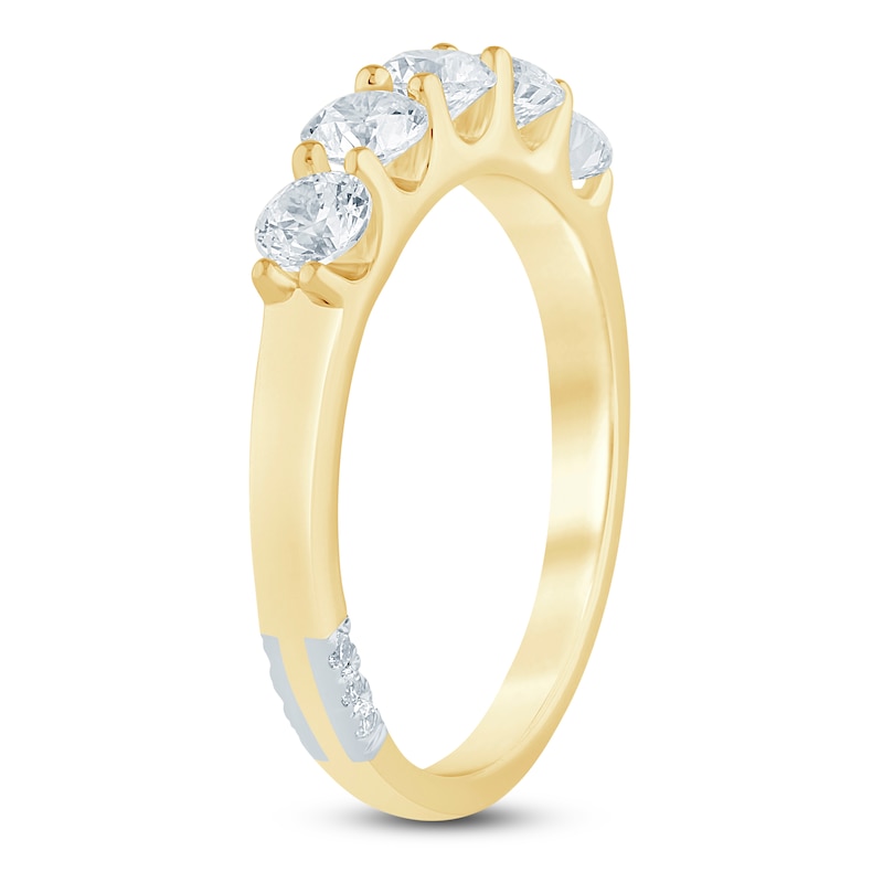 Main Image 2 of Pnina Tornai Lab-Grown Diamond Five-Stone Anniversary Ring 1 ct tw 14K Yellow Gold