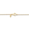 Thumbnail Image 3 of Butterfly Station Necklace 14K Yellow Gold 18"