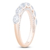Thumbnail Image 2 of Oval-Cut Lab-Grown Diamond Anniversary Ring 2 ct tw 14K Rose Gold
