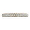 Thumbnail Image 3 of Vera Wang VOW Lab-Grown Diamond Pavé Wedding Band 1/2 ct tw 14K Yellow Gold