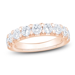 Certified Diamond Anniversary Ring 1-5/8 ct tw 14K Rose Gold