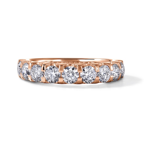 Chosen Certified Diamond Anniversary Ring 1-5/8 ct tw 14K Rose Gold