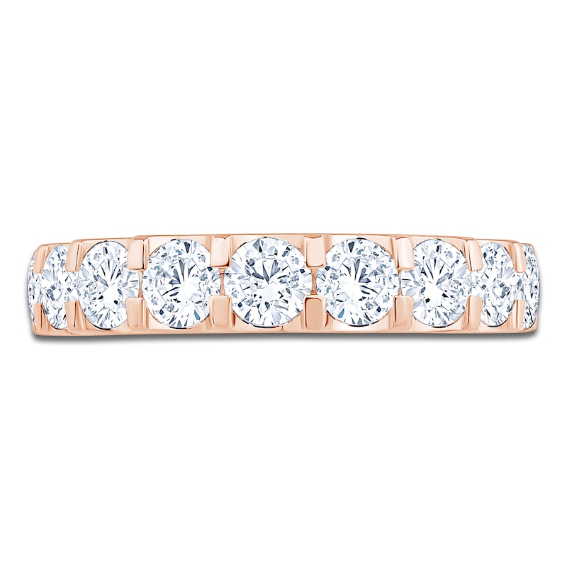 Main Image 3 of Certified Diamond Anniversary Ring 1-5/8 ct tw 14K Rose Gold