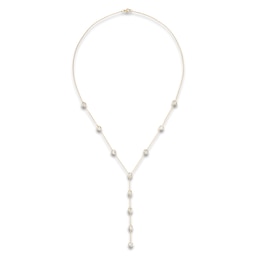 Multi-Shape Lab-Grown Diamond Bezel-Set Y-Drop Necklace 2-3/4 ct tw 14K Yellow Gold 20"
