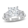 Thumbnail Image 1 of Princess-Cut Lab-Grown Diamond Engagement Ring 4-1/2 ct tw 14K White Gold