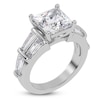 Thumbnail Image 2 of Princess-Cut Lab-Grown Diamond Engagement Ring 4-1/2 ct tw 14K White Gold