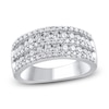 Thumbnail Image 1 of Diamond Five-Row Anniversary Ring 1-1/4 ct tw 14K White Gold