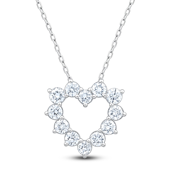 Jared Signature Collection Lab-Grown Diamond Necklace 1 ct tw 14K White Gold 18"