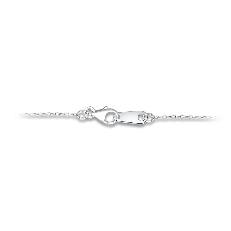 Main Image 5 of Jared Signature Collection Lab-Grown Diamond Necklace 1 ct tw 14K White Gold 18"