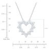 Thumbnail Image 6 of Jared Signature Collection Lab-Grown Diamond Necklace 1 ct tw 14K White Gold 18"