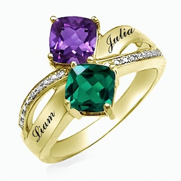 Couple's Birthstone Ring