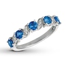 Thumbnail Image 0 of Le Vian Natural Blue Sapphire Band Diamond Accents 14K Vanilla Gold