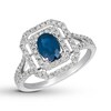 Thumbnail Image 0 of Le Vian Natural Sapphire Ring 5/8 ct tw Diamonds 14K Vanilla Gold