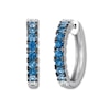 Thumbnail Image 1 of Le Vian Denim Ombre Hoop Earrings 14K Vanilla Gold