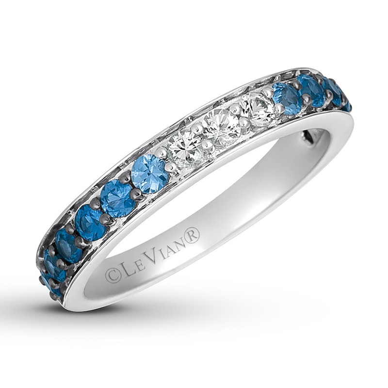 Le Vian Denim Ombre Band 14K Vanilla Gold with 360
