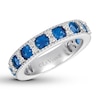 Thumbnail Image 0 of Le Vian Natural Sapphire Band 1/3 ct tw Diamonds 14K Vanilla Gold